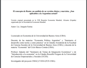 concepto de renta